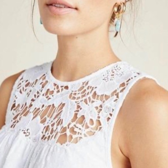 Anthropologie | Aeliana Lace Crochet Top *NWT* - Picture 3 of 15